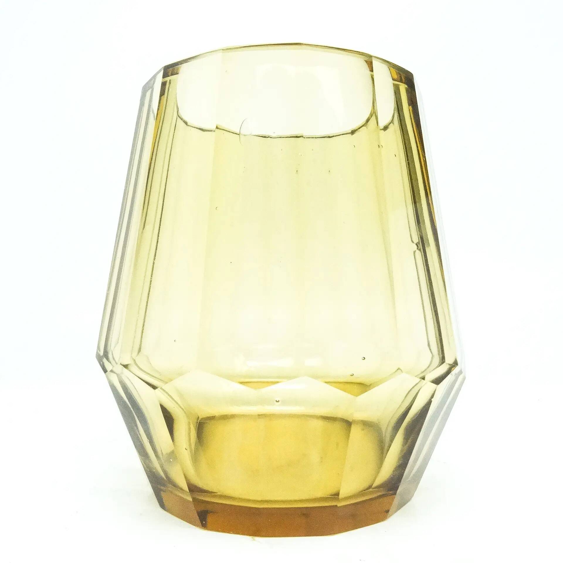 Art Deco vase, crystal, Czechoslovakia, 1930s