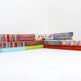 Roche Bobois Mah Jong sofa Missoni fabric design by Hans Hopfer , set of 14