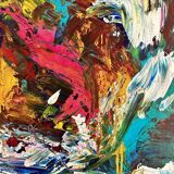 Felix Bachmann, Abstract Composition, 2023, Mixed Media