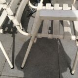 4 garden armchairs