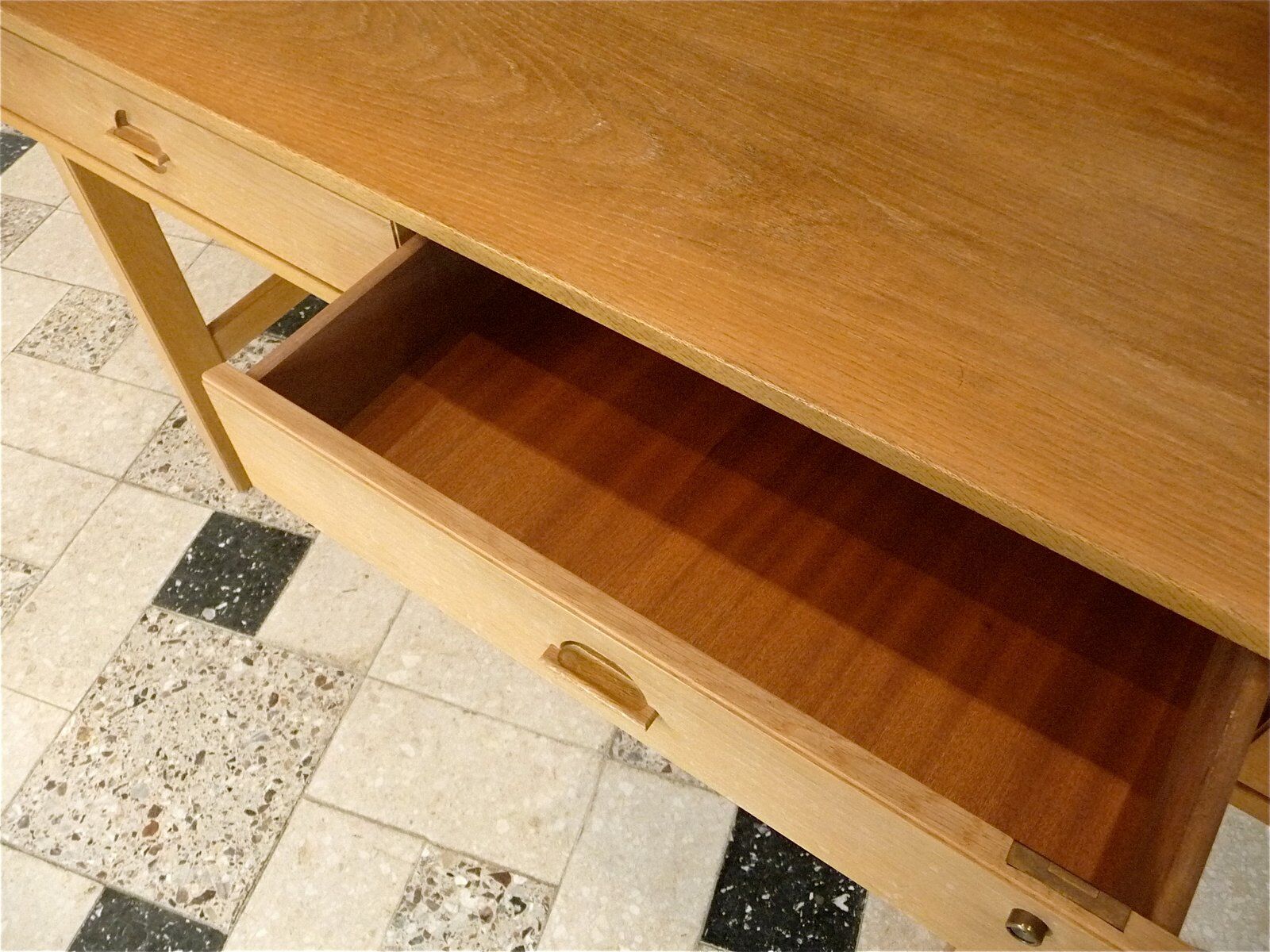 Flip-top partner secretary desk by Jens Quistgaard for Løvig, Denmark 1960s