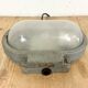 Grey Industrial Cast Iron Wall Light from Elektrosvit, 1960s