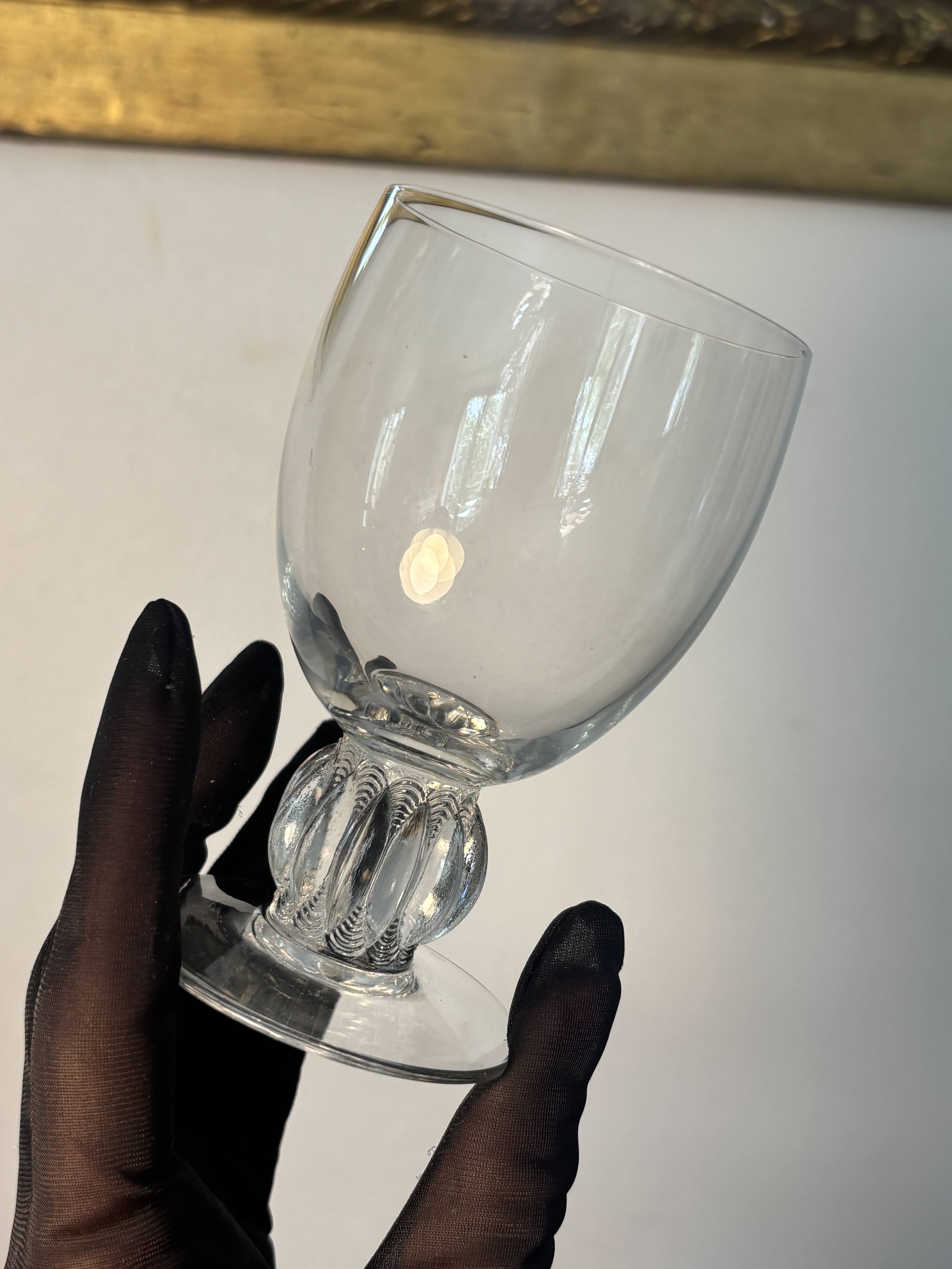 2 verres m.Alger R.Lalique avant 1945
