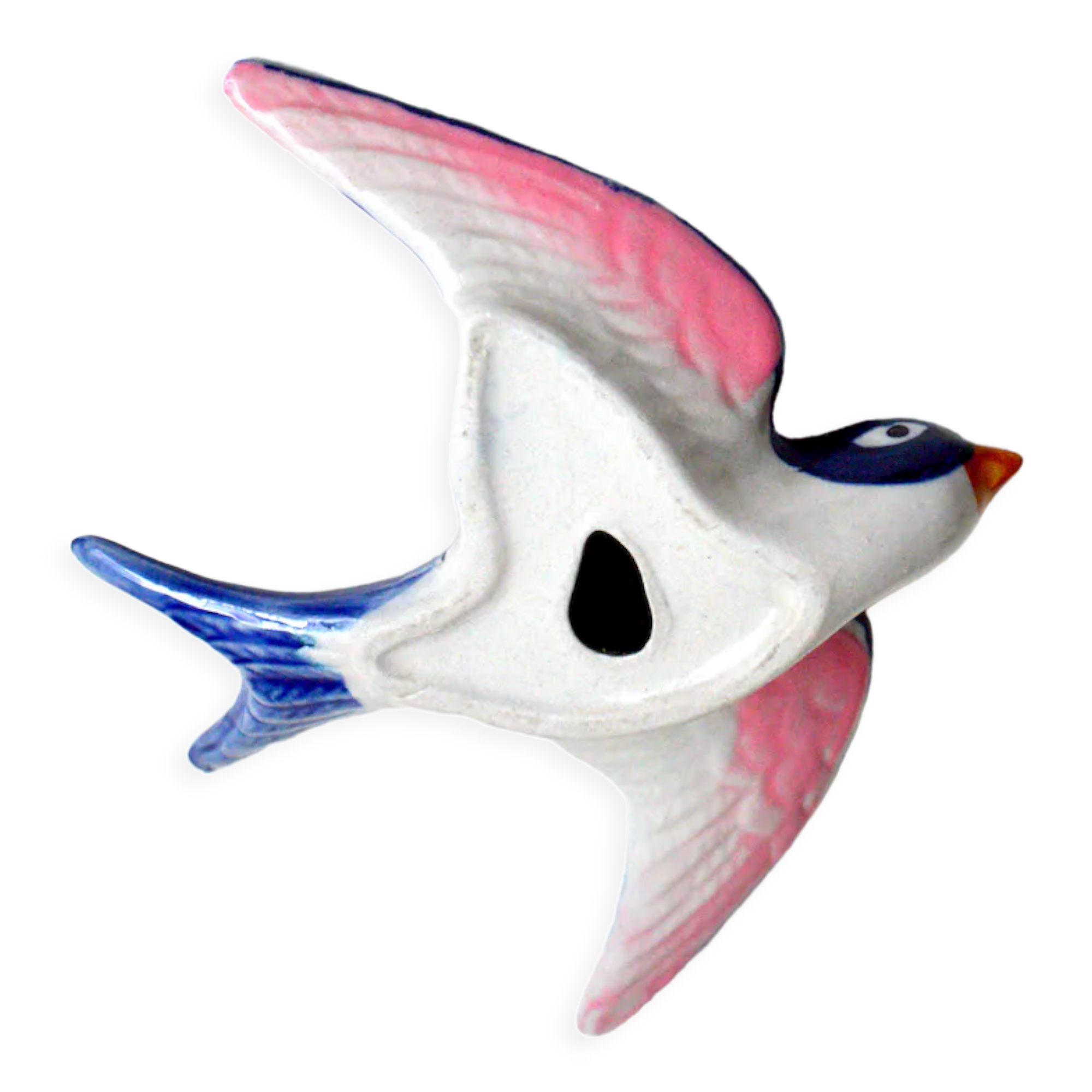 Couple of ceramic wall swallows