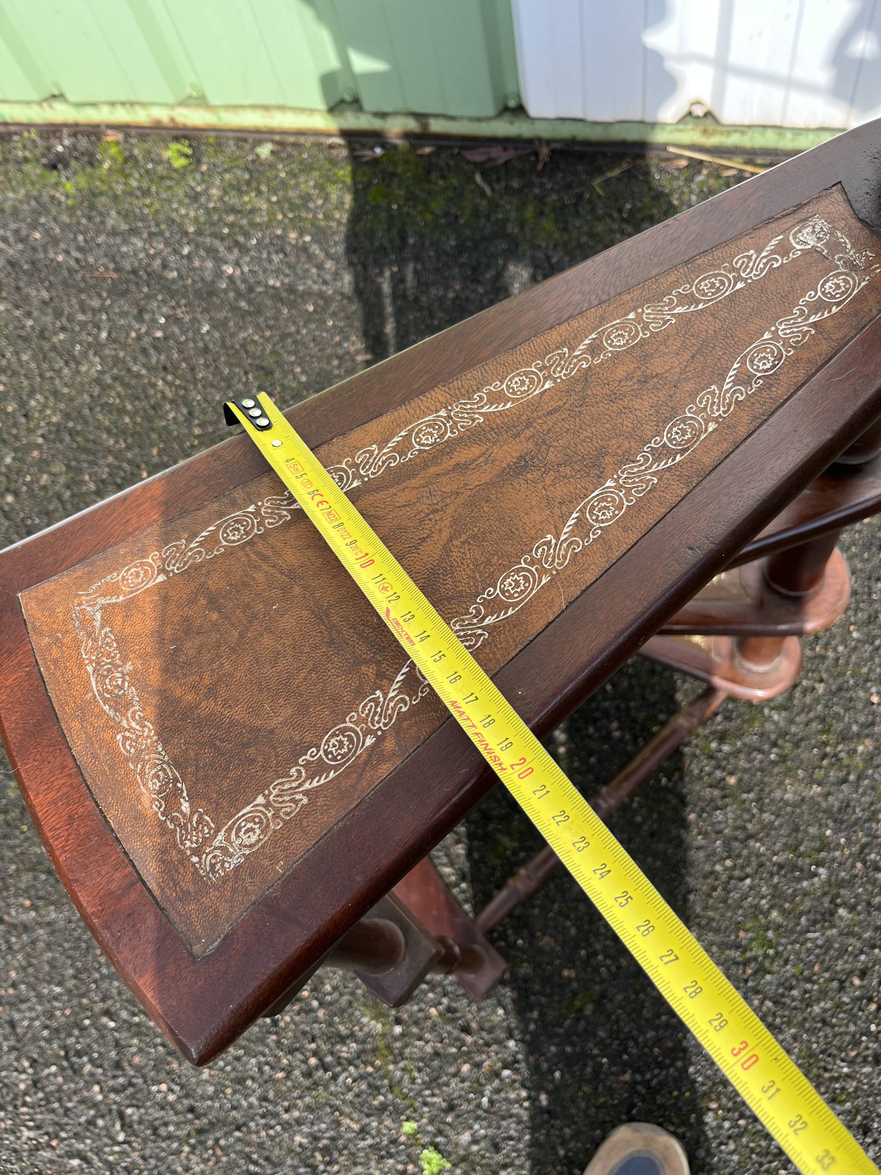 Victorian Leather Library Staircase, England