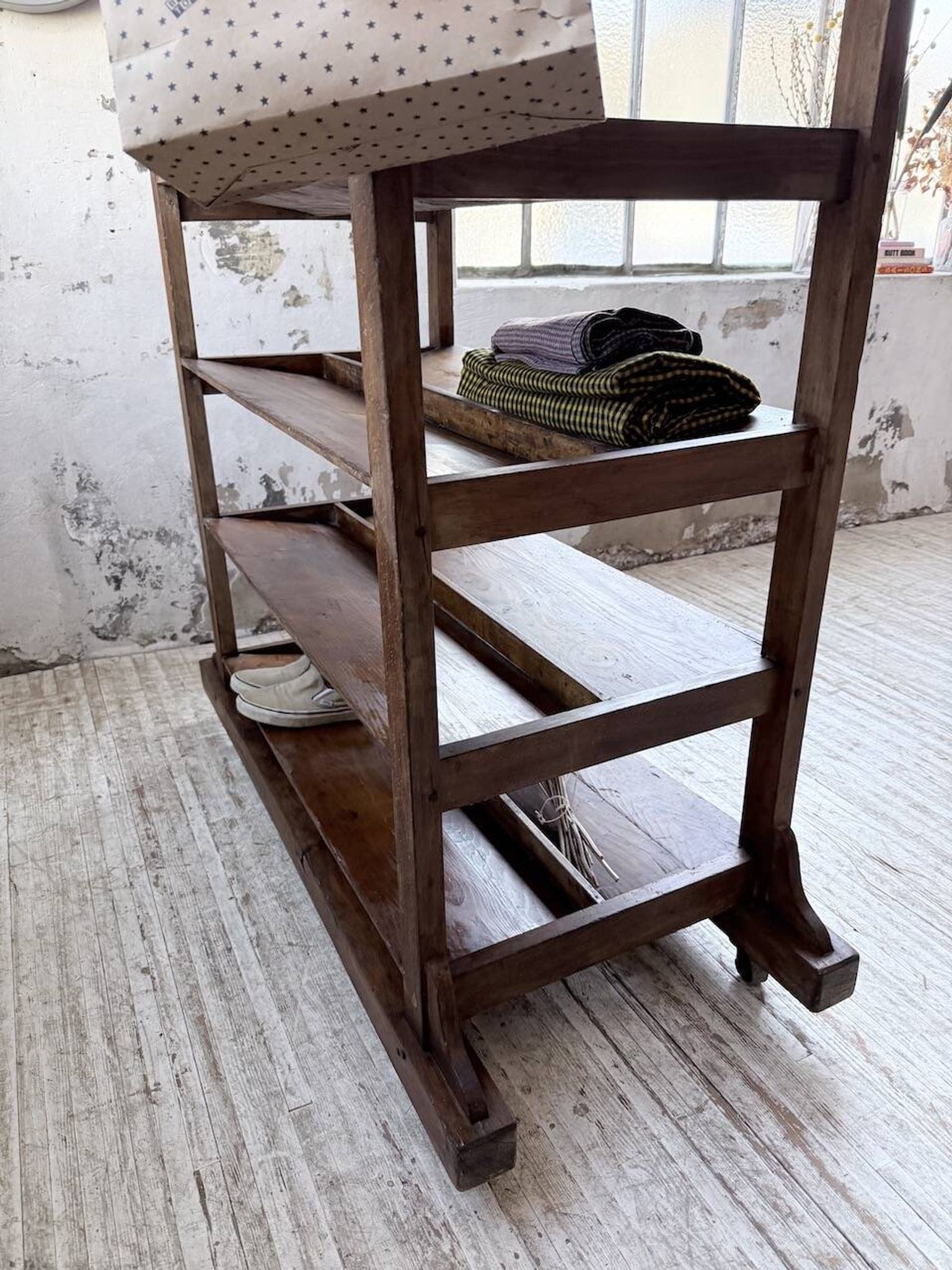 Old bakery shelf from the 1950s.
