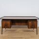 Large Mid-Century Freestanding Rosewood Desk, Denmark, 1960s