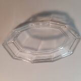 Set of 9 Art Deco Glass Faceted Ramekins