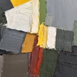 Abstract painting HST Jean Soyer