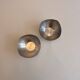 Set of two stainless steel cups