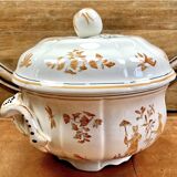 Old Longchamp vegetable soup tureen with Moustiers Olerys decor 2