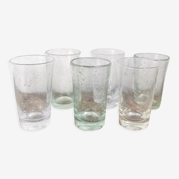 Lot de 6 verres de Biot