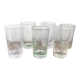 Lot de 6 verres de Biot