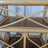 Rattan shelf