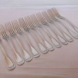 Antique forks silver metal service model to net