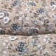 Togo lounge chair with pouf and 2-seater sofa in patterned fabric by Michel Ducaroy for Ligne Roset, set of 3