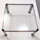 Osvaldo Borsani for Tecno, Steel and Thick Crystal Coffee Table Mod. T113