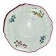 Assiette Vieux Saint Amand 1713 à bords chantournés à motif floral