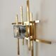 Pair of brass wall lamps from Sciolari