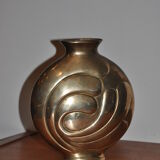 Vase en laiton vintage