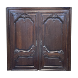 Eighteenth oak sideboard façade