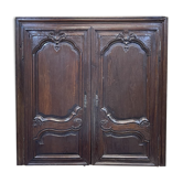 Eighteenth oak sideboard façade