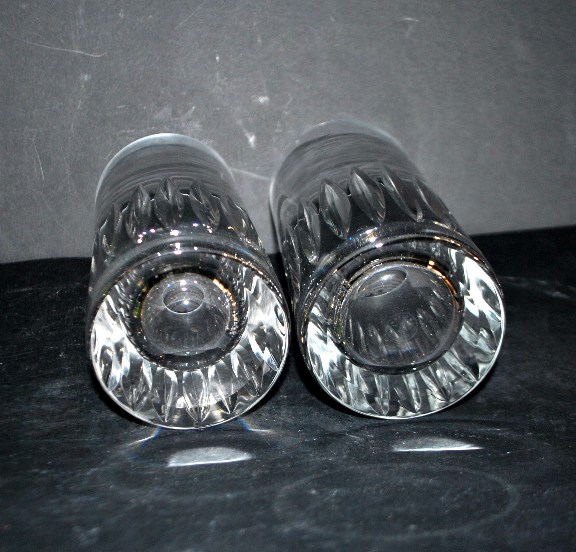 Saint-louis set of 2 juice or whisky long drink glasses avignon in cut crystal for bar