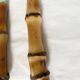 Bamboo handle cheese knives.