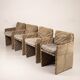 Ensemble de 4 fauteuils Salpol par Angelo Mazzola en collaboration avec Missoni