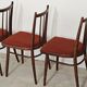Set of 4 dining chairs TON Bystrice Antonin Suman orange fabric