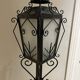 lampadaire en fer forgé 1950