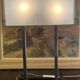 70's design lamp. Chrome with white and smoked grey Plexiglas.
