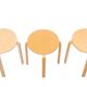 Tabourets Ikea Frosta ensemble de trois années 1980