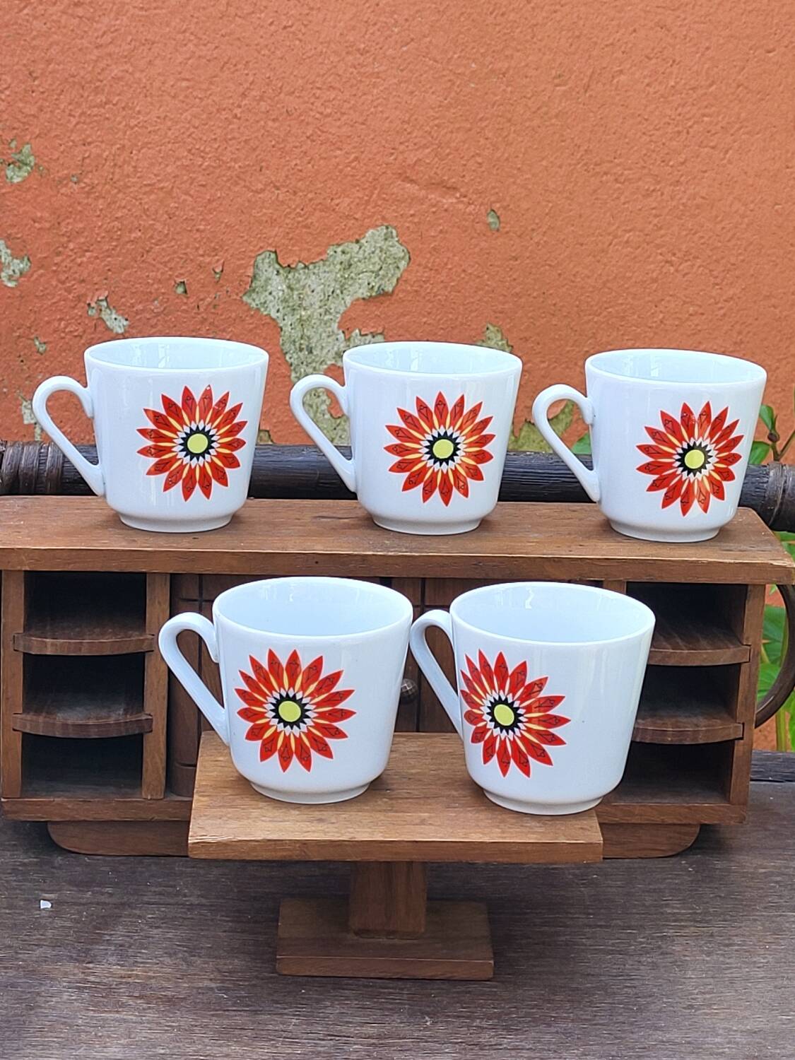 Vintage coffee cups