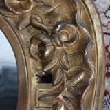 Louis XV style gilded carved wooden mirror