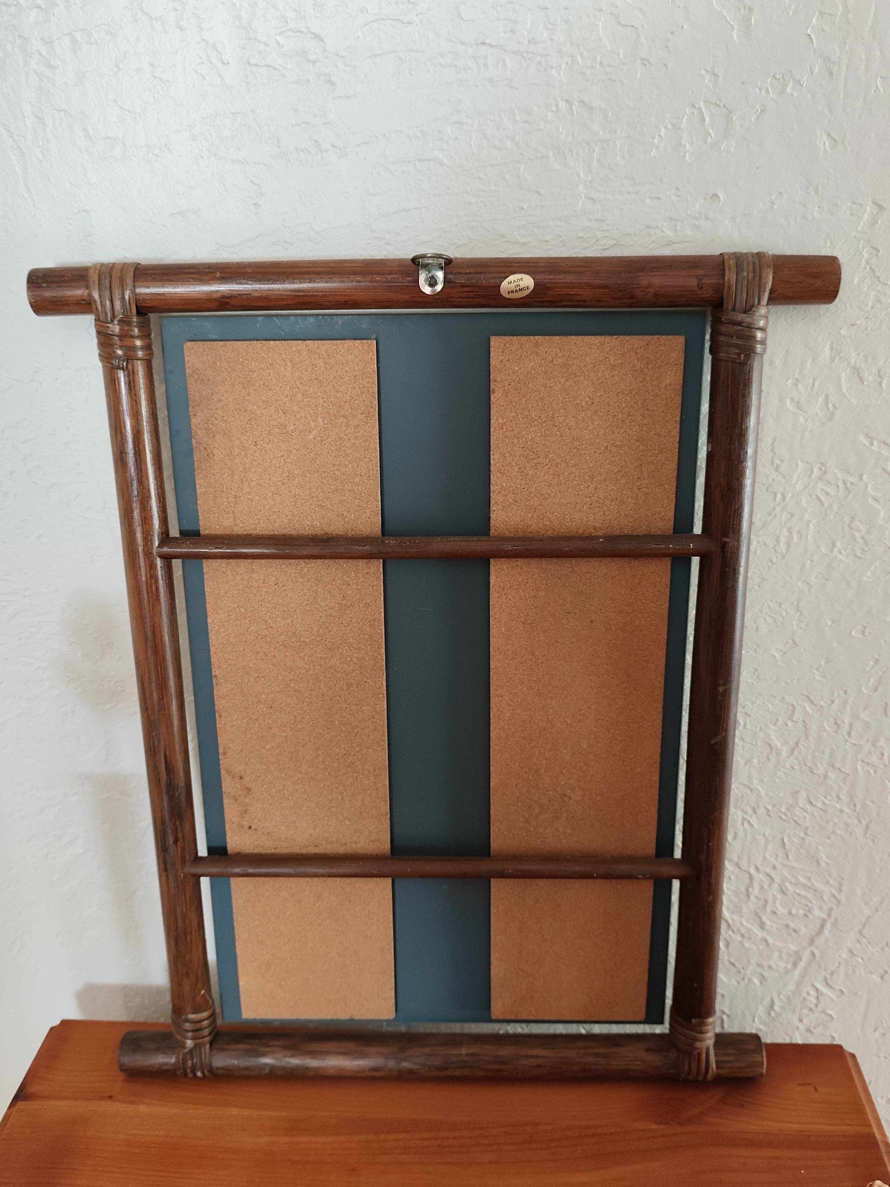 Small bamboo mirror 49 X 40 cm