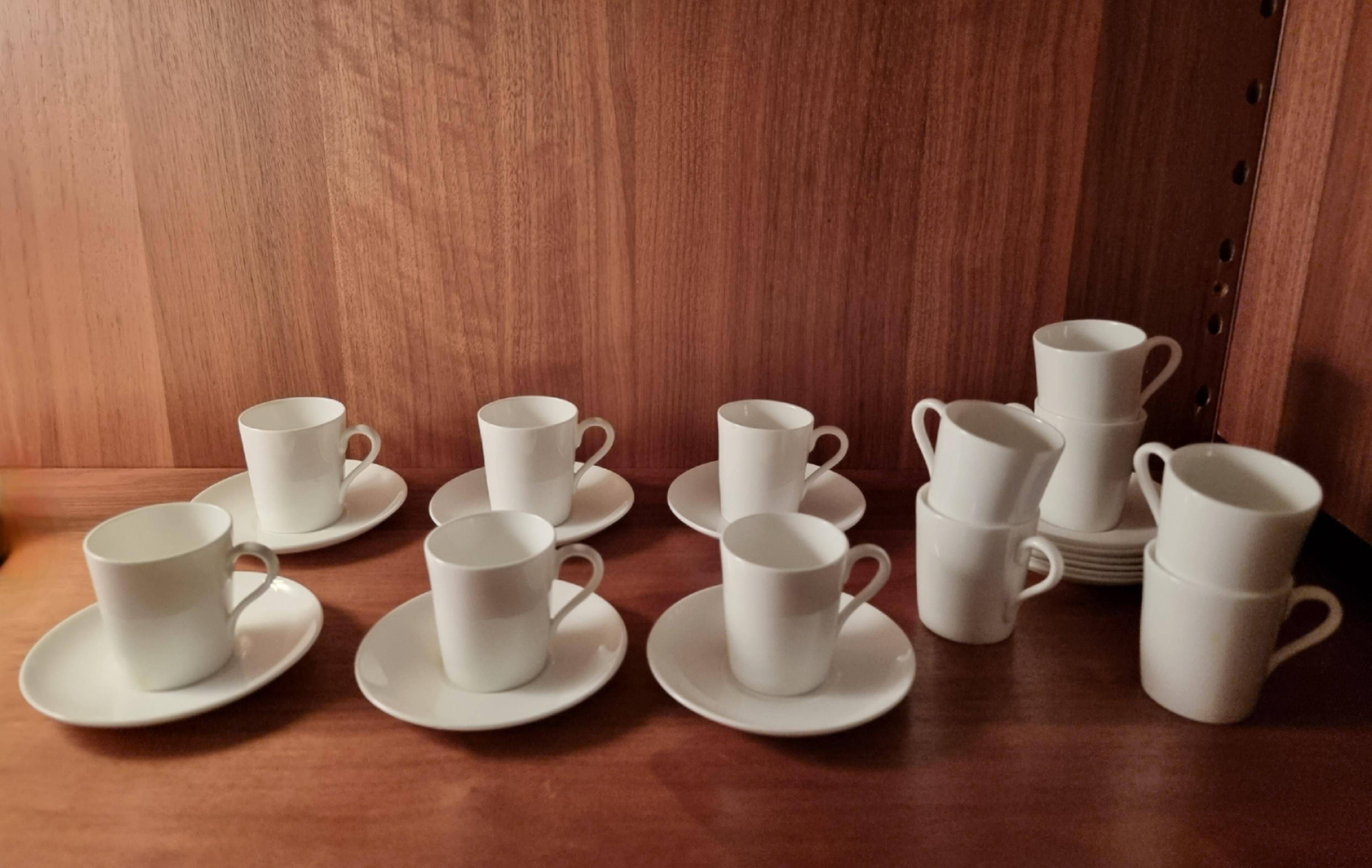 Stig Lindberg, 10 porcelain espresso cups from Gustavsberg, Scandinavian Modern.