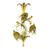 Vintage Wall Light in Iron and Murano Glass, 2000s