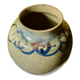 Vase pensu , enamelled ceramic, marking to be identified n°3 bis vintage