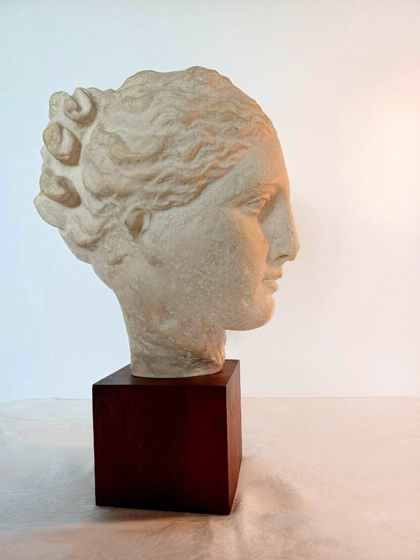 Buste tête de la déesse Hygie  - reproduction du musée du Louvre