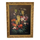 Oil on canvas by Picquet still life bouquet of flowers 1930