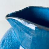 Old pitcher in glazed stoneware