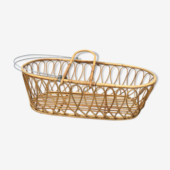 Basket Crib Natural Rattan Selency Basket Crib Natural Rattan Selency