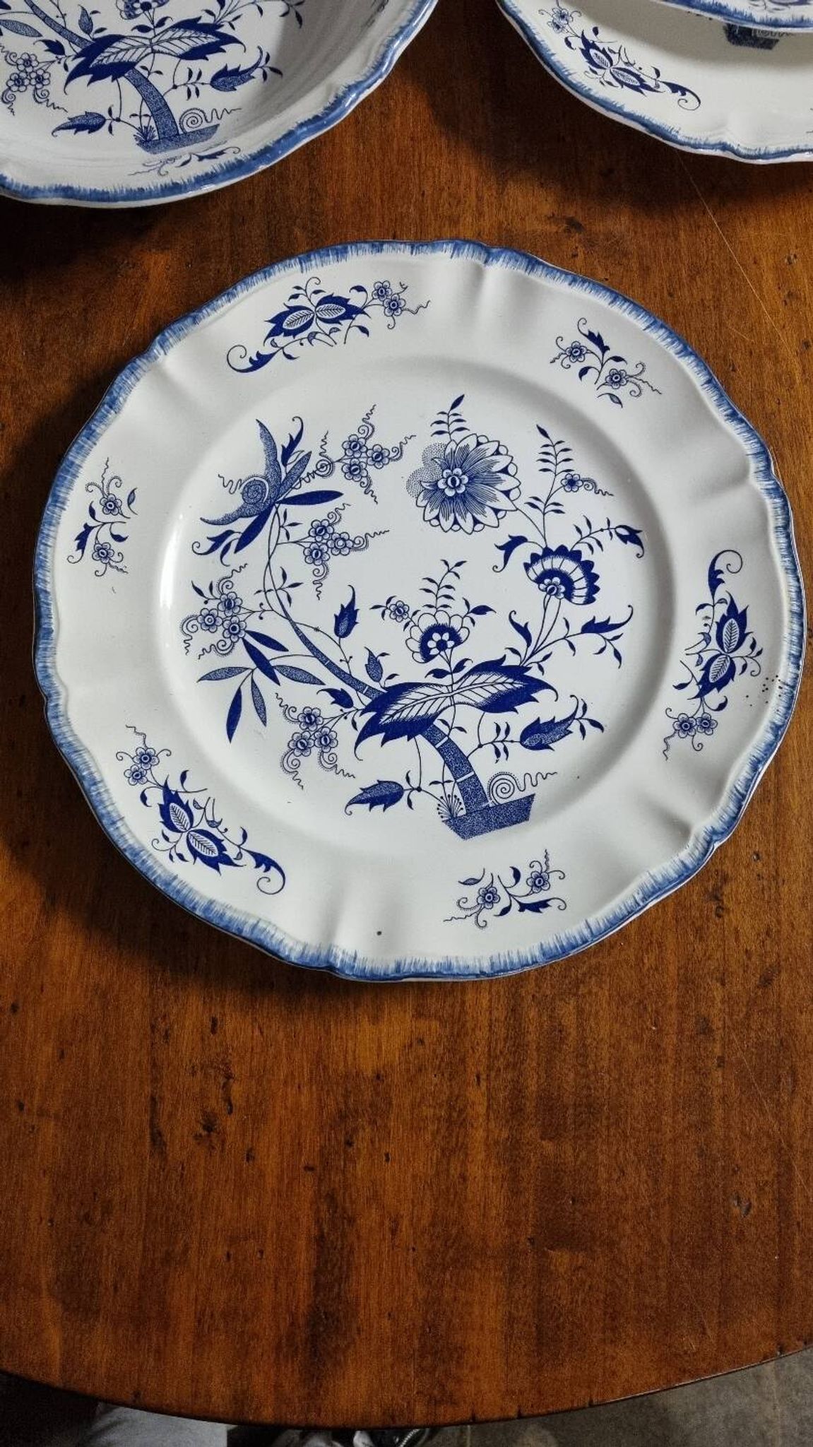 Plats à tarte et saladier Sarreguemines