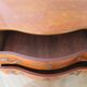 Louis XV commode - 2 drawers - floral marquetry - bronze ornament - 1950