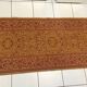 Antique Embroidered Hallway Entryway Rug Indoor Cotton