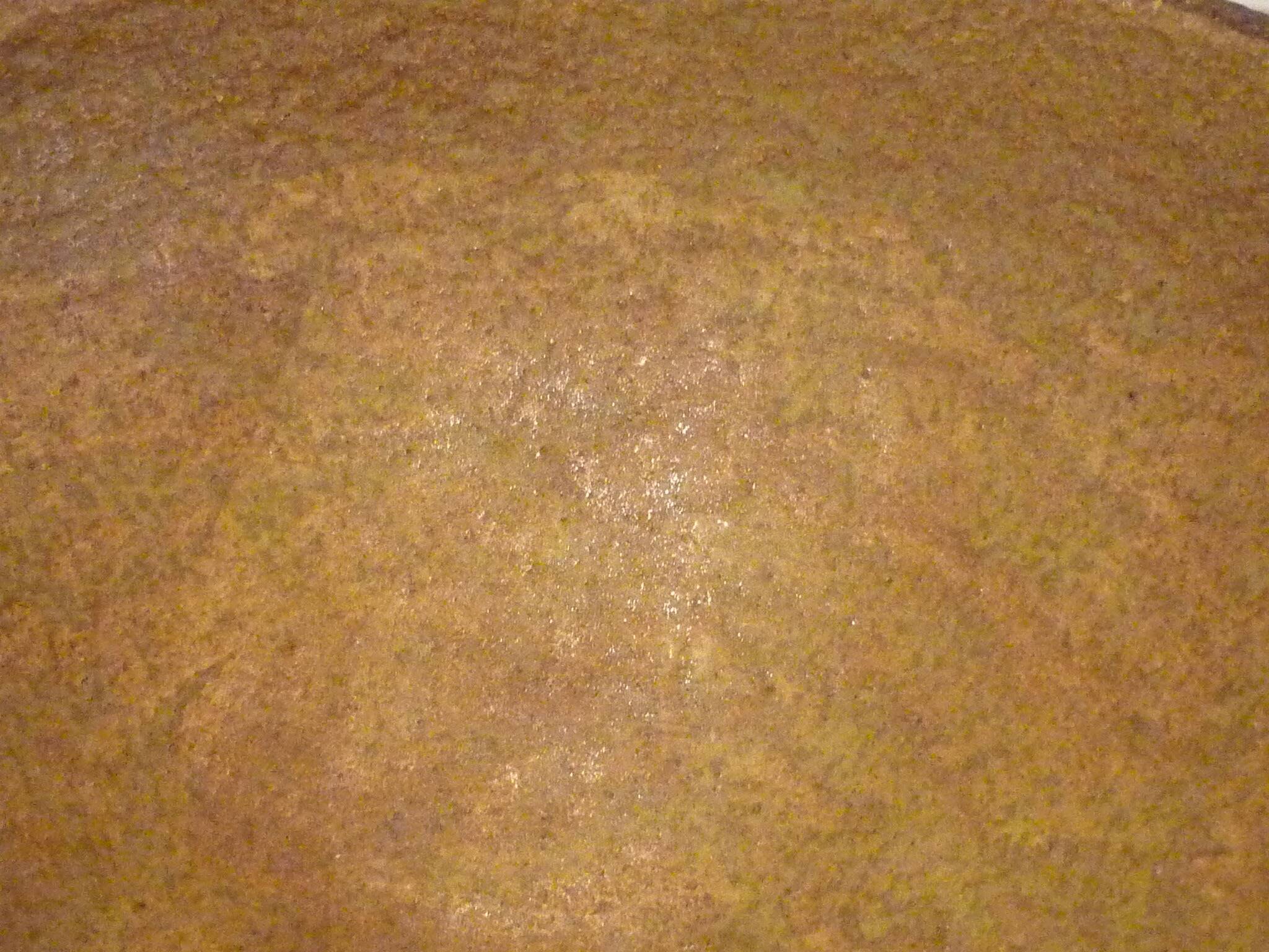 Chamotte clay bowl with bird decoration