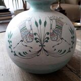 round vase in Italian ceramic