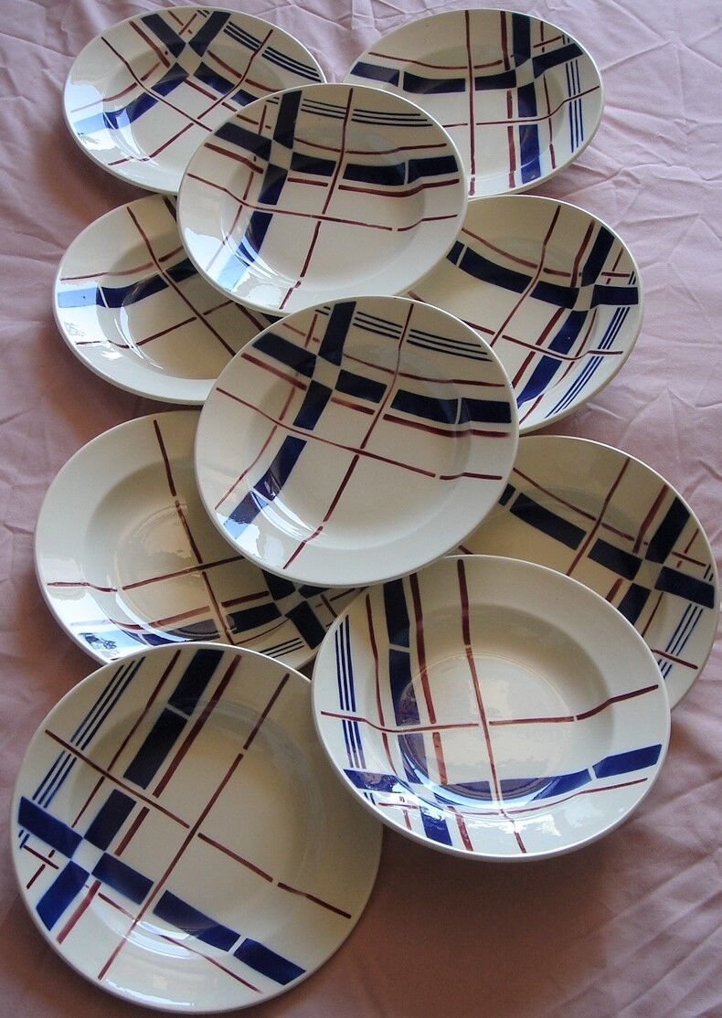 Badonviller tableware set collection Biarritz 1900
