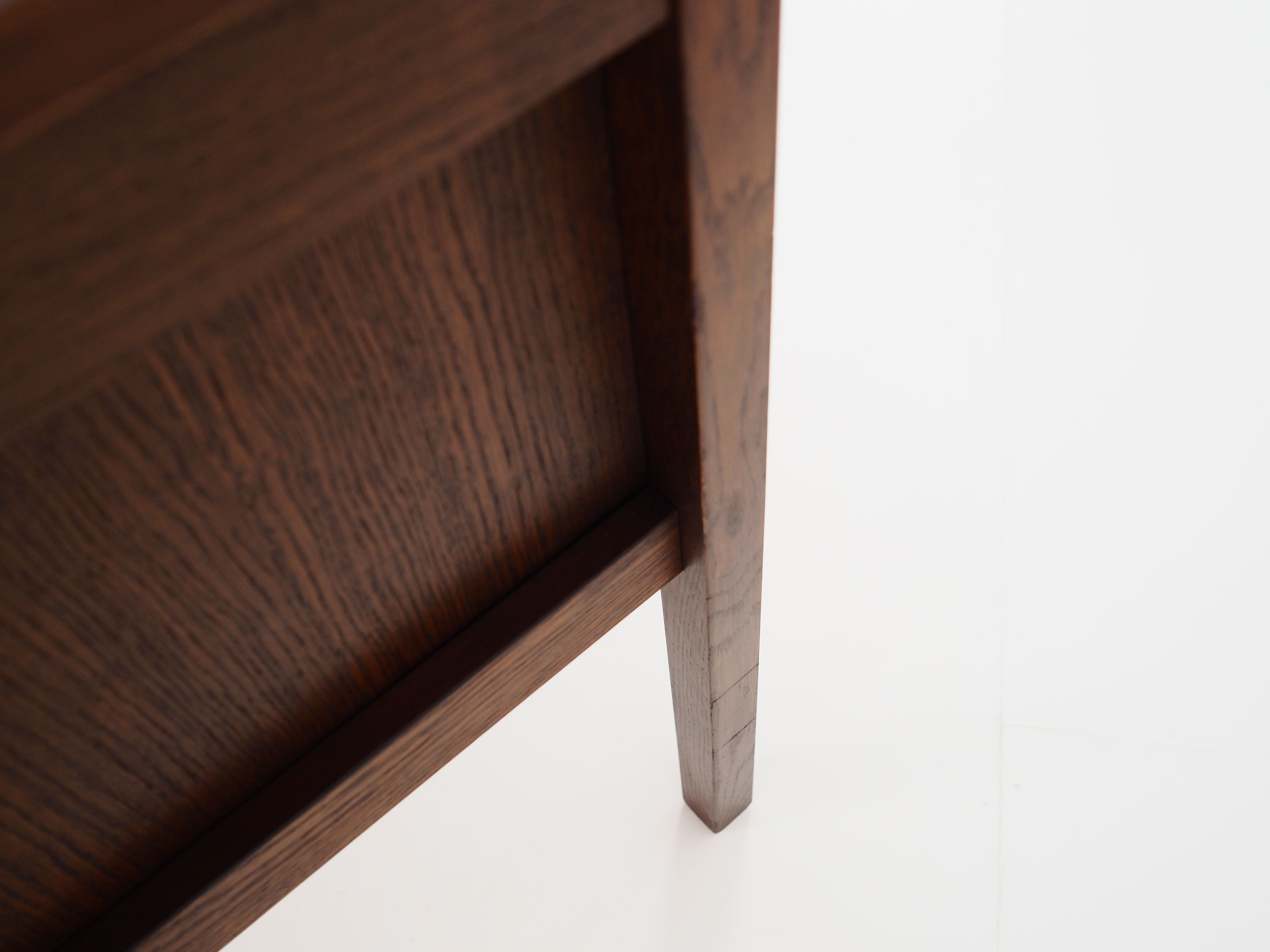 Oak wood desk by Domino Møbler Scandinavian design of the 1970s